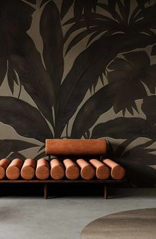 Papel pintado vegetal de alta gama 200 g 250x250 cm 5 tiras