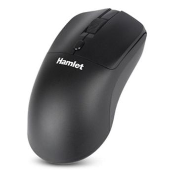 Ratón Hamlet XMICEBTW-RB Inalámbrico RF Bluetooth 1600 DPI Negro Recargable