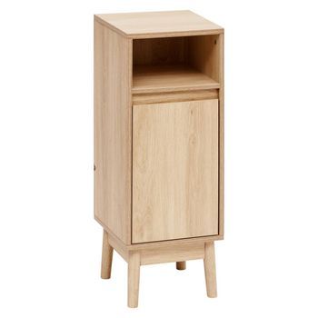 Mueble De Baño De 1 Puerta Abana En Madera Clara