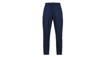 Pantalon softshell mujer peak performance scale azul