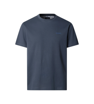 Hackett London para hombre. HM5000092 Camiseta Island marino (XL), Casual, Algodón, Manga corta