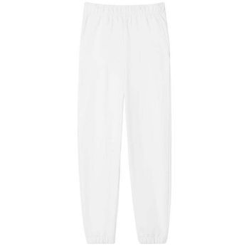 Pantalon Lacoste Sport Algodon Blanco Mujer