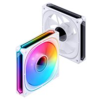 ventilador jonsbo fr-505wr 120mm blanco rgb 1800rpm 472cfm 4-pin pwm 3-pin argb