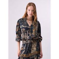liu jo blusa blusa con estampado all-over para mujer