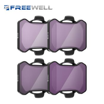 Freewell-Juego de filtros ND estándar para cámara DJI Avata 2, 4 unidades, ND8, ND16, ND32, ND64, accesorios de fotografía