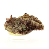 axinite - natural pierre de francia bourg daisans - rara mineral multicolor coleccion de daniel duquenoy  2335 ct - certificado de autenticidad