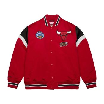 Chaqueta Baloncesto Chicago Bulls NBA Heavyweight Satin Jacket de Mitchell and Ness