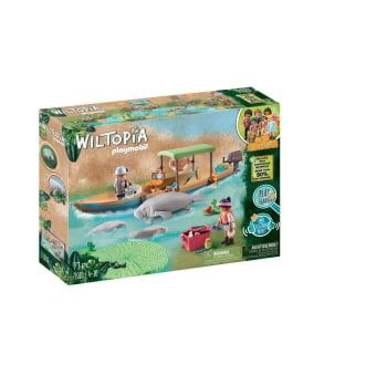 PLAYMOBIL - Wiltopia Viaje en barco a los Manatíes +4 años