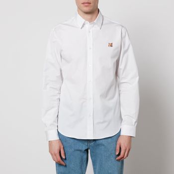 Maison Kitsuné Fox Head Classic Cotton-Poplin Shirt - 42/17 Inches
