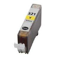 compatible yellow canon cli-521y ink cartridge replaces canon 2936b001