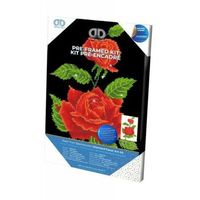 diamond embroidery diamond dotz red rose 29x44cm ddk5025