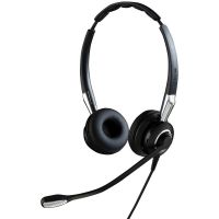 auriculares jabra biz 2400 ii con cable qd cancelacion de ruido y microfono articulado