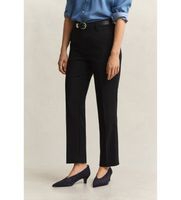 gant para mujer 4150363 pantalon fluido slim negro 40 casual clasico viscosa