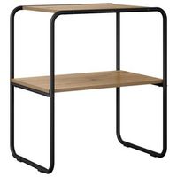 mesa consola roble artisan 80 x 425 x 70 cm vidaxl
