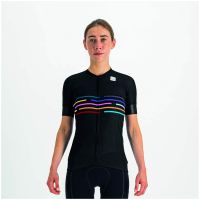 sportful womens velodrome jersey - m - black