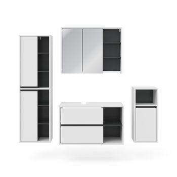 Conjunto De Muebles De Baño Viola 4 Piezas Vicco
