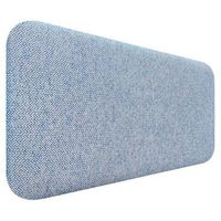 dhome cabecero tapizado liso redondeado tejido luxury para pared acusticos cabeceros absorbentes cabezal cama dormitorio espigas azul 80cm