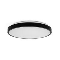 plafond v-tac vt-8624s montaje en superficie 24w led ip44 35cm detector de movimiento 4000k 2500lm sku 76701 negro