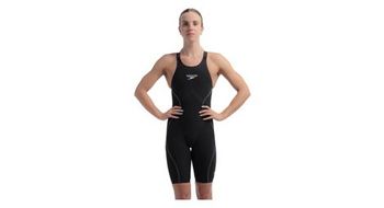 Traje de bano speedo de 1 pieza para mujer fastskin lzr pure intent2 0 kneeskin negro