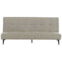 sofa cama convertible moderno sin reposabrazos con respaldo abotonado verde claro essvik