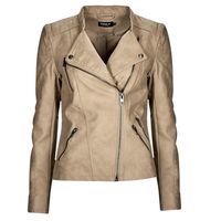 only cazadora de cuero onlava faux leather biker otw para mujer