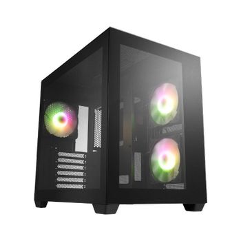 FSP CMT380 ARGB Mid Tower Cristal Templado USB-C 3.2 Negra