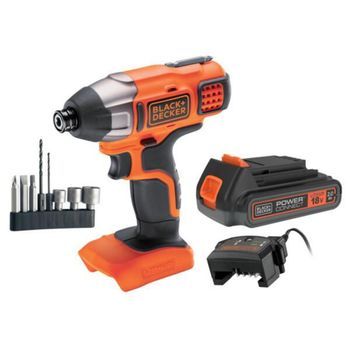 Black And Decker Atornillador De Impacto 18v 1/4
