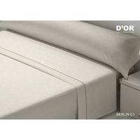 juego de sabanas dor berlin beige cama de 120 franela