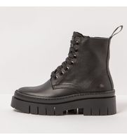 art para mujer 119531101003001 botines de piel 1953 nappa blackamberes 38 negro plano 1 a 3cm casual