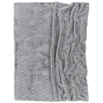 Manta suave Arnia gris  200x240 cm