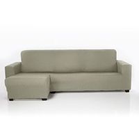 funda de sofa chaise longue elastica strada brazo izquierdo corto gris claro funda para sofa chaise longue elastica