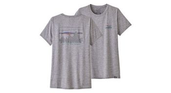 Camiseta patagonia w s cap cool daily graphic gris