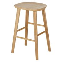 taburete alto de fresno macizo asiento a 655 cm