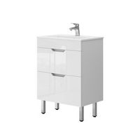 conjunto de muebles de bano clayton 2 partes armario bajo 60 cm vicco