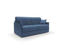 evans sofa cama convertible en tela impermeable 169 cm mat 140x197 azul