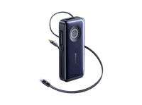 reacondicionado seminuevo muy bueno powerbank - baseus enercore cr11 retractil 20000mah 100 w carga rapida monitoreo de carga negro