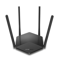 router wifi 6 dualband mercusys mr60x wifi 6 ax1500 4p gigabit 4 antenas de alta ganancia