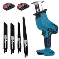 sierra reciproca inalambrica de velocidad variable 0-3000 rpm longitud de corte de 10 mm cambio de cuchilla sin herramientas corta madera 100 mmmetal 2 mm para bricolajeherramientas de