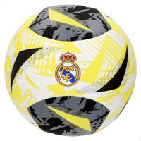 aktive - balon de futbol real madrid o21 cm t5 para playa para piscina neopreno diseno escudo equipo pelota infantil 18 meses