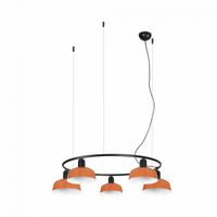 lampara colgante tatawin s metal 5 luces