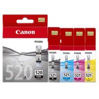original multipack canon pixma ip4600 printer ink cartridges 5 pack -2933b001