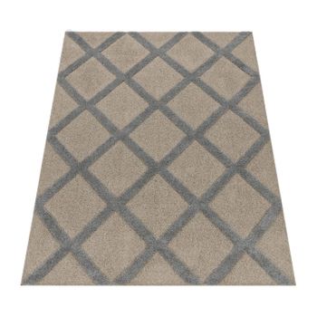 Alfombra Geneva gris  80x150 cm