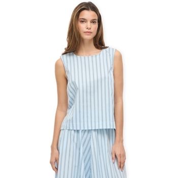 Vila Blusa Top Valencia - Nantucket Breeze/Snow para mujer