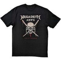megadeth tops y camisetas ro8750 para mujer