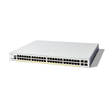 Conmutador Cisco Catalyst 1300 48 Puertos Gigabit Ethernet PoE+ Gestionado L2/L3