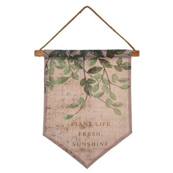Lienzo pergamino de tela impresa multicolor 33x38x2h cm