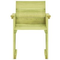 silla de jardin  silla de exterior  sillon de madera de pino impregnada