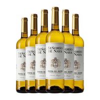 senorio de nava vino blanco rueda 75 cl 13 vol pack de 6 unidades