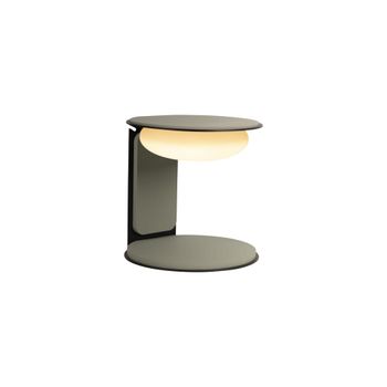 Lámpara de mesa de madera con 1 led integrado, verde