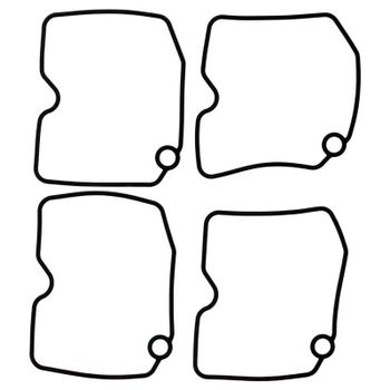 Junta de la cámara del flotador Kawasaki W 650 set 4pc